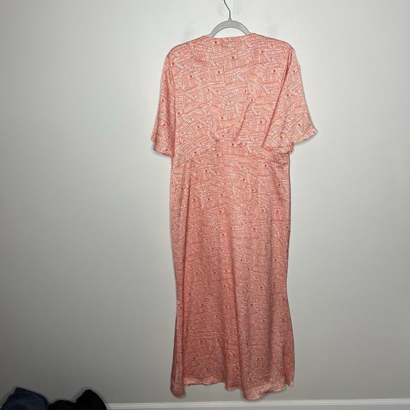 Never Fully Dressed Peach Button-Down Maxi Dress - Picture 10 of 12
